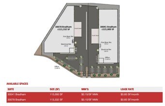 warehouse　Lot2162 30199 Bradham Dr, Visalia, CA 93291 - Bradham Industrial